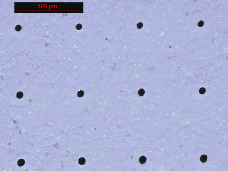 Microforatura di materiali ceramici