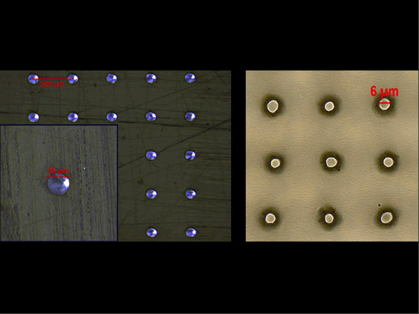 Micro-foratura di polimeri avanzati