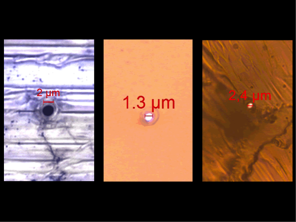 Micro-fori inferiori a 5 micron