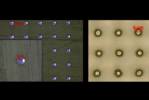 Micro-foratura di polimeri avanzati
