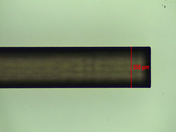 Micro-structures in transparent materials